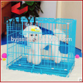 customized powder coated foldable dog pet cage